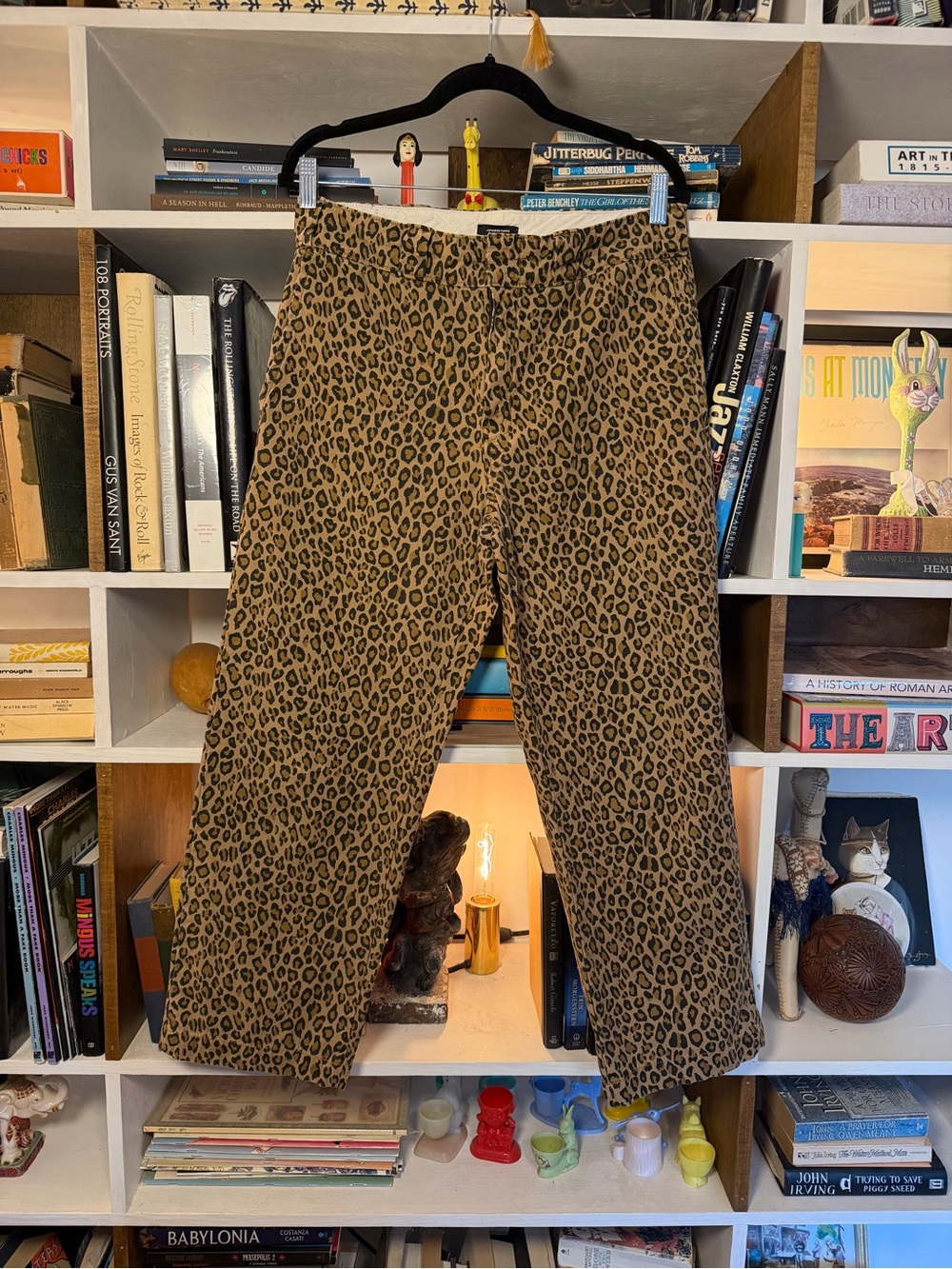 R13 Leopard Print Pants - Brown Animal Print